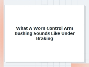 Diagnosing the Clunk When Braking